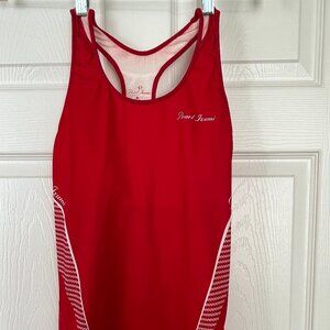 Pearl Izumi Red Tank Size Medium Running Active Outdoor Cycling
